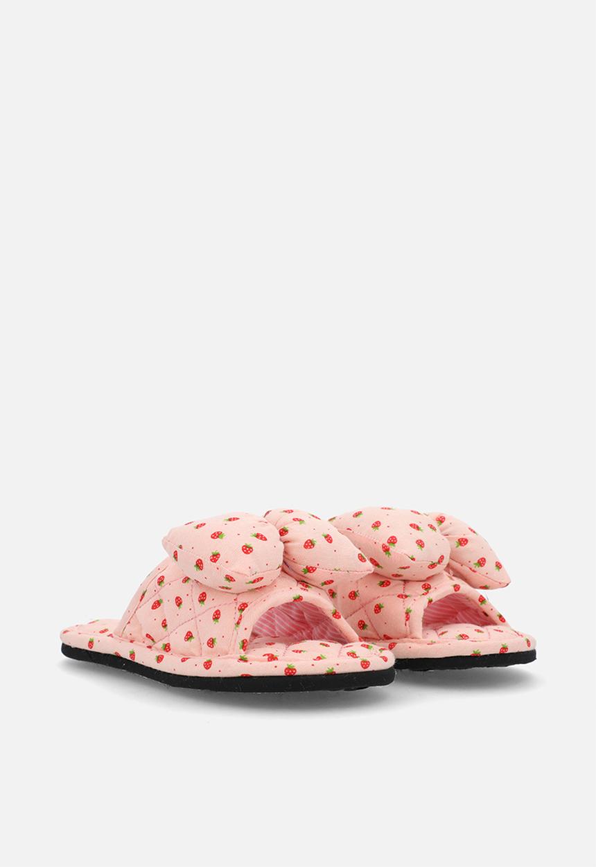 Pop Candy - Quilted slipper sandals - pink