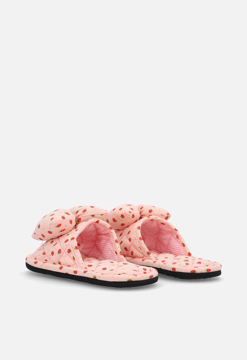 Pop Candy - Quilted slipper sandals - pink