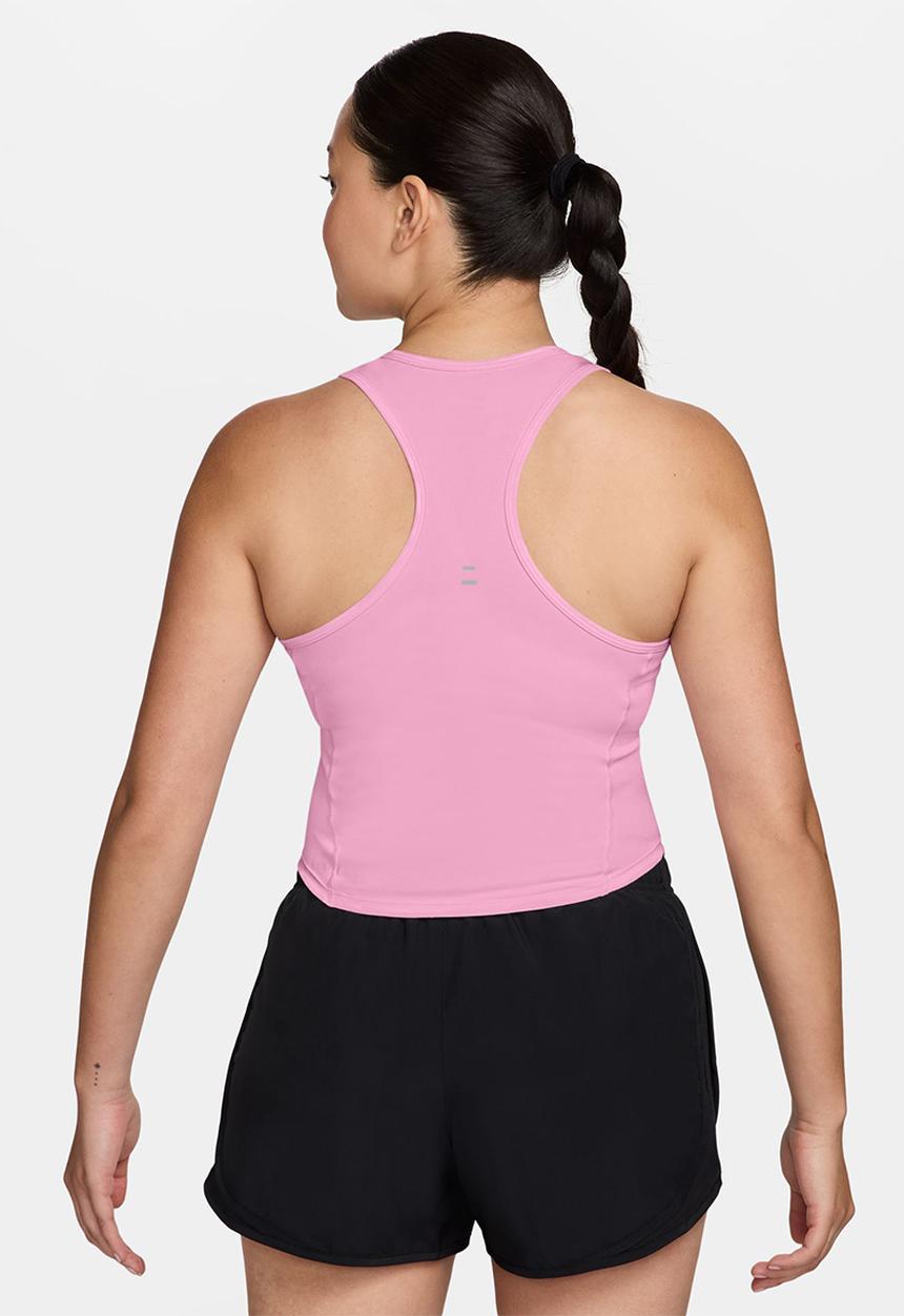 Nike - W Nk Tempo Swoosh Run Df Tank - Pink Rise/Reflective Silv/Old Royal