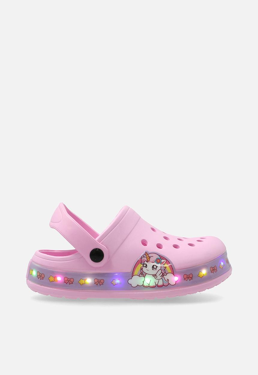 Pop Candy - Light-up clog shoes - lilac/unicorn