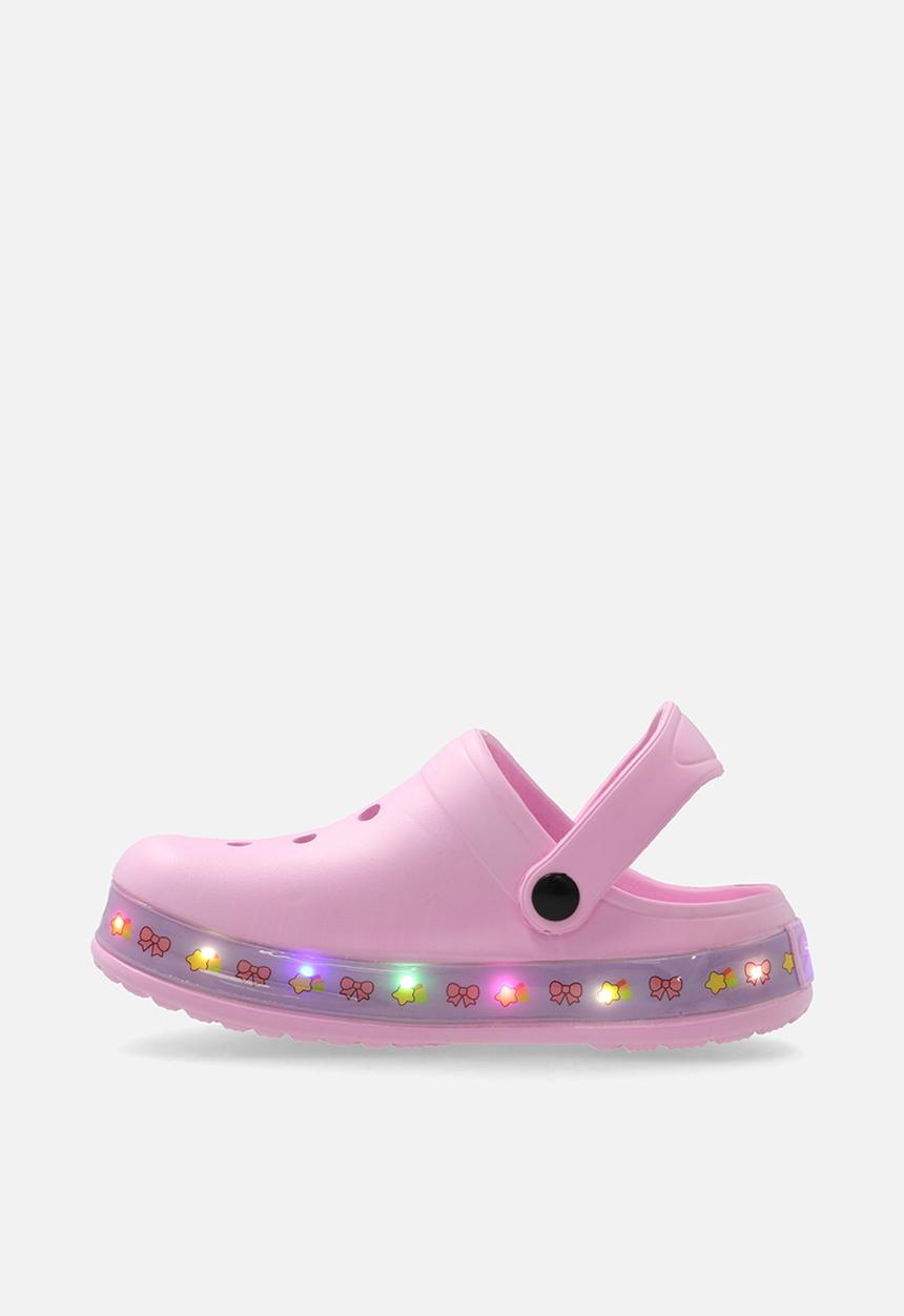 Pop Candy - Light-up clog shoes - lilac/unicorn