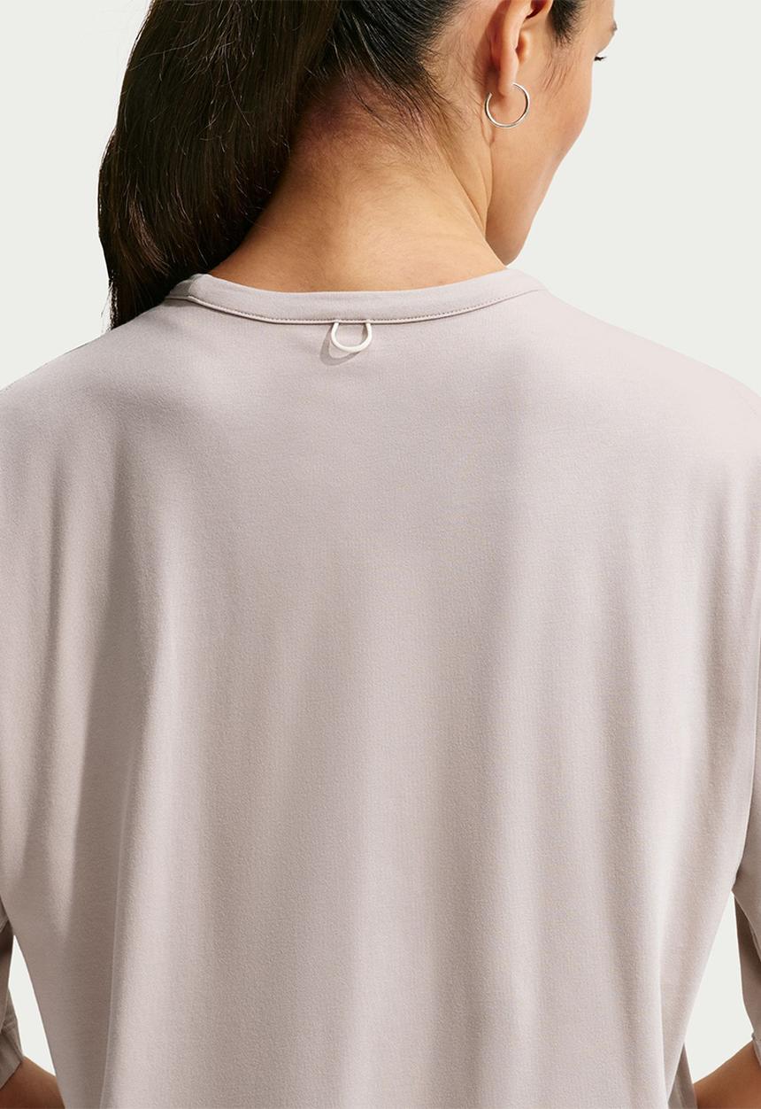 Nike - Women's Dri-Fit T-Shirt - Cream Ii/College Grey