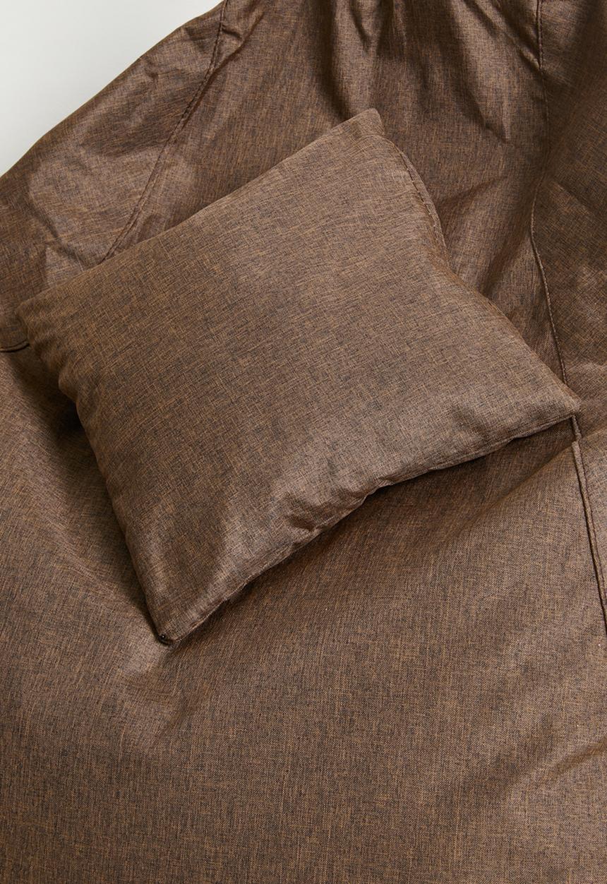 Pop Candy - Bean bag with ottoman - brown