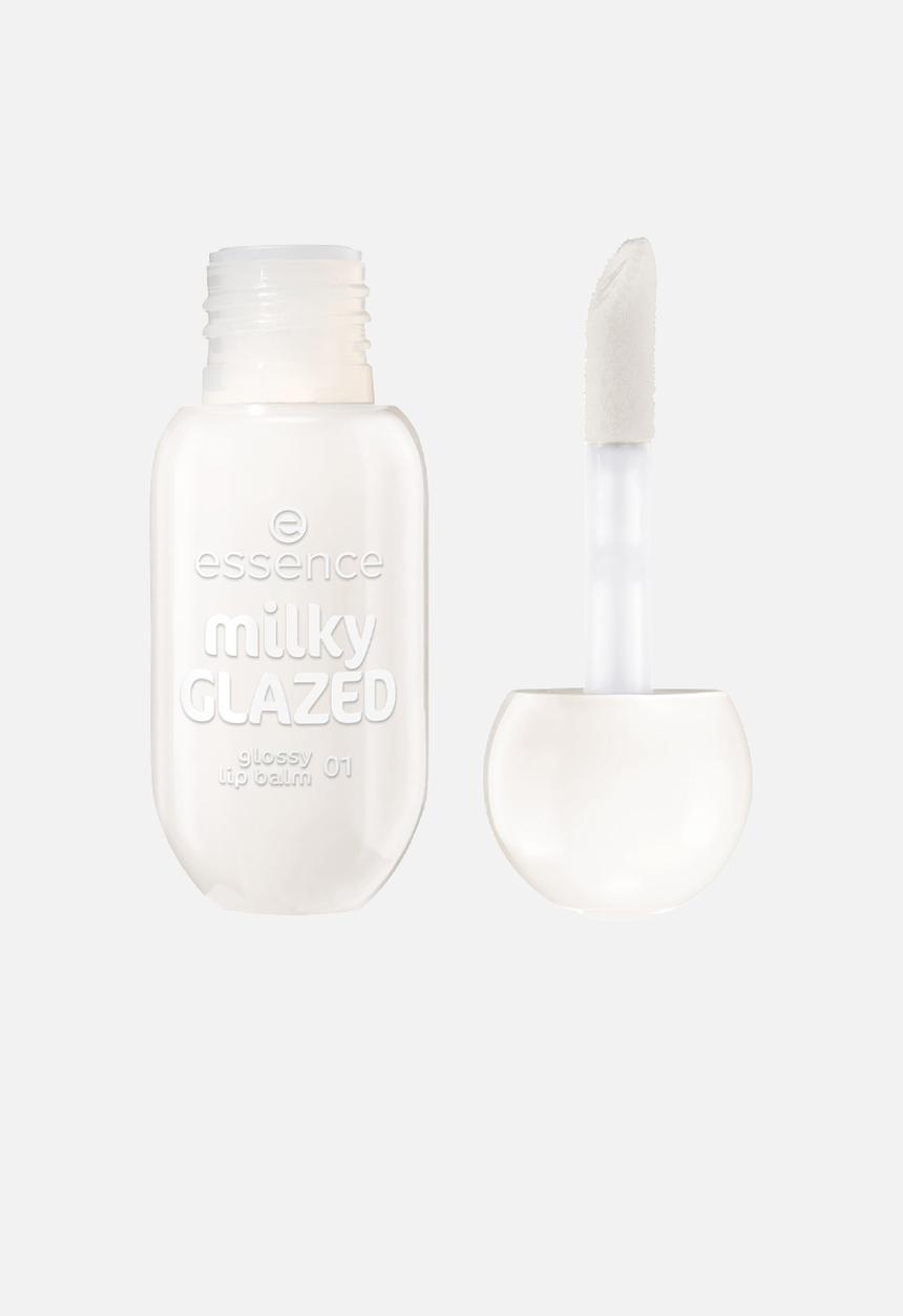 essence - milky GLAZED glossy lip balm - 01 Sheeriously Creamy
