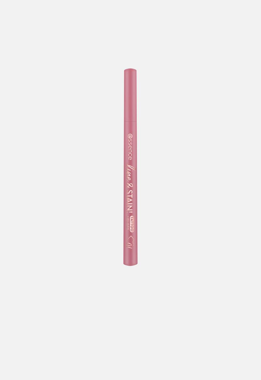 essence - line & STAIN! TATTOO LIP LINER - 01 Everyone`s Nude-Pink