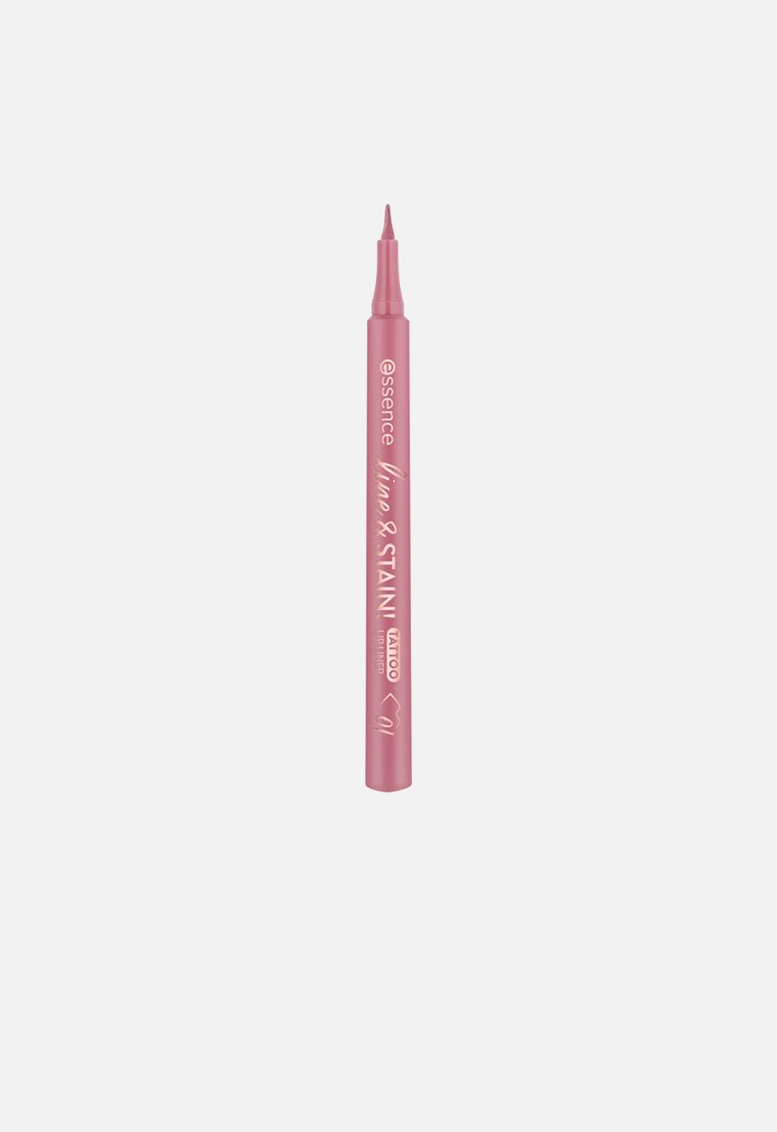 essence - line & STAIN! TATTOO LIP LINER - 01 Everyone`s Nude-Pink