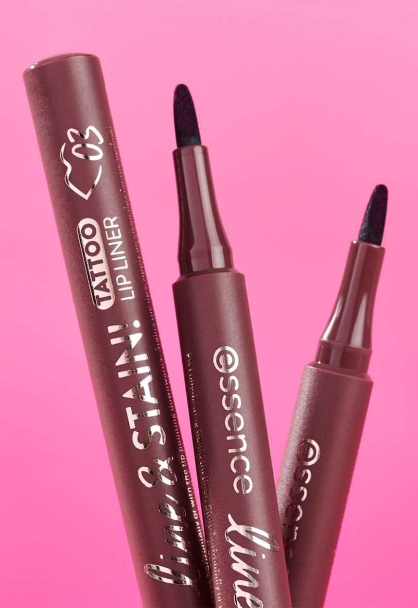 essence - line & STAIN! TATTOO LIP LINER - 03 Make A Mauve
