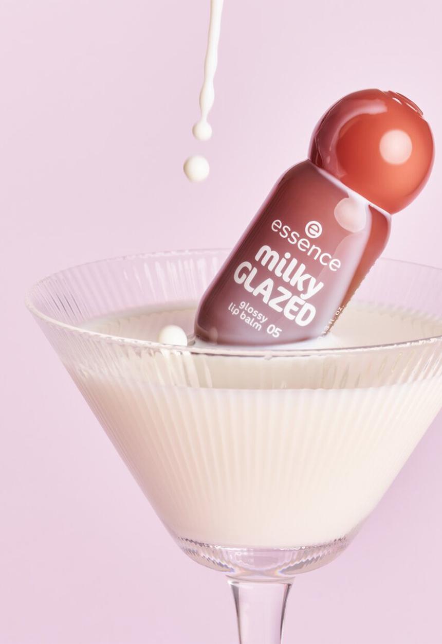 essence - milky GLAZED glossy lip balm - 05 Latte-tude