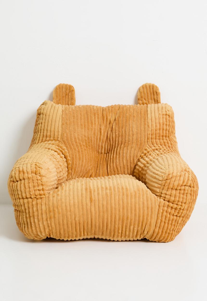 Pop Candy - Animal ear bean bag sofa - yellow ochre