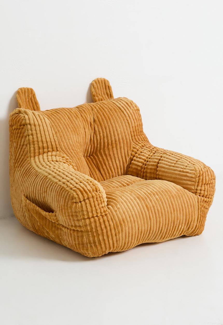 Pop Candy - Animal ear bean bag sofa - yellow ochre