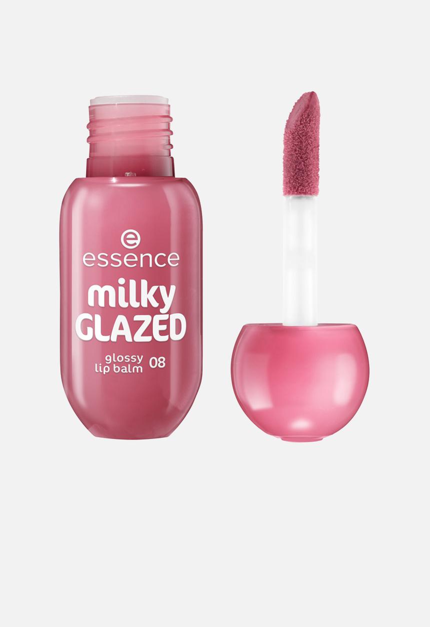 essence - milky GLAZED glossy lip balm - 08 Bubble Milk Tea