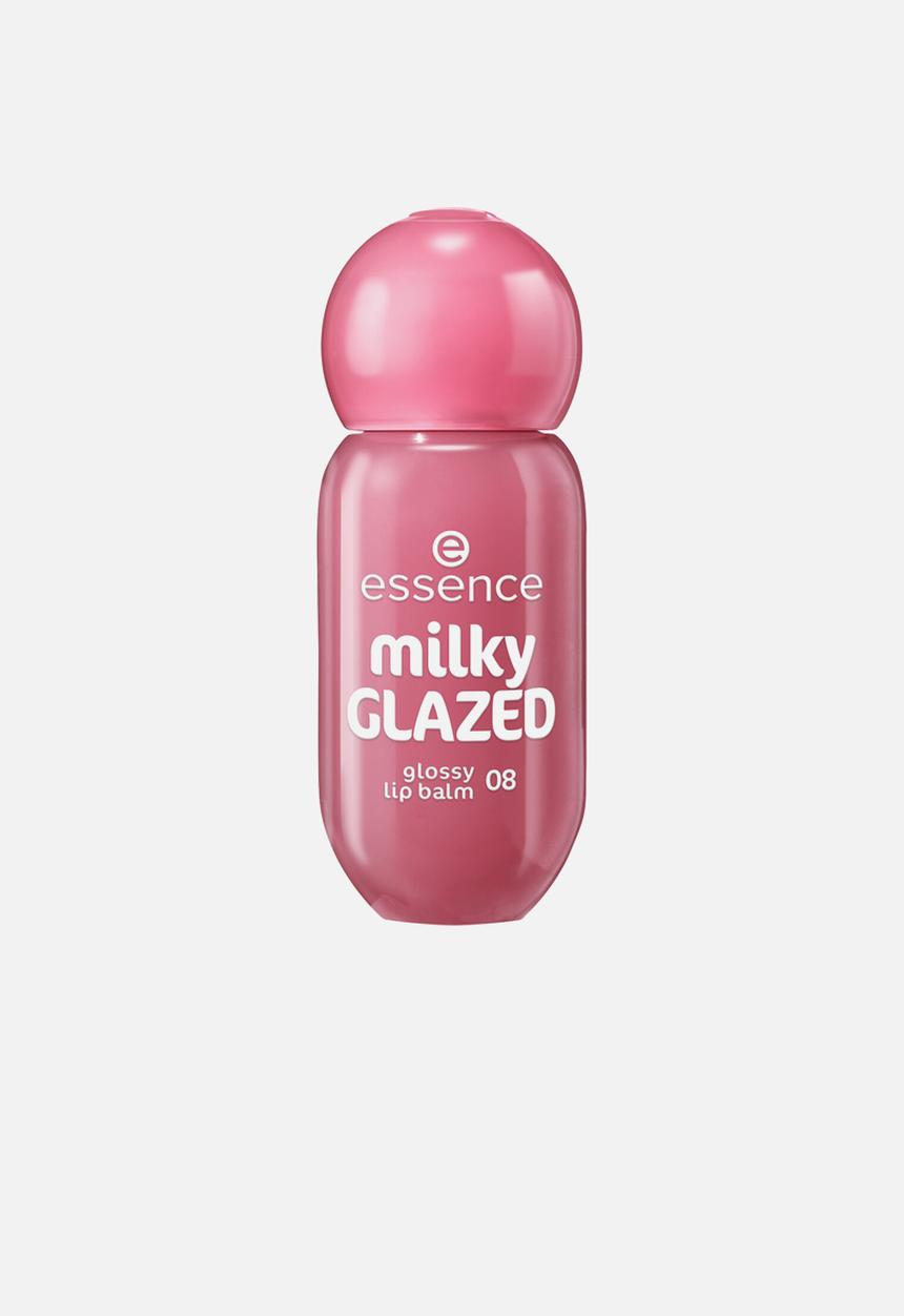 essence - milky GLAZED glossy lip balm - 08 Bubble Milk Tea