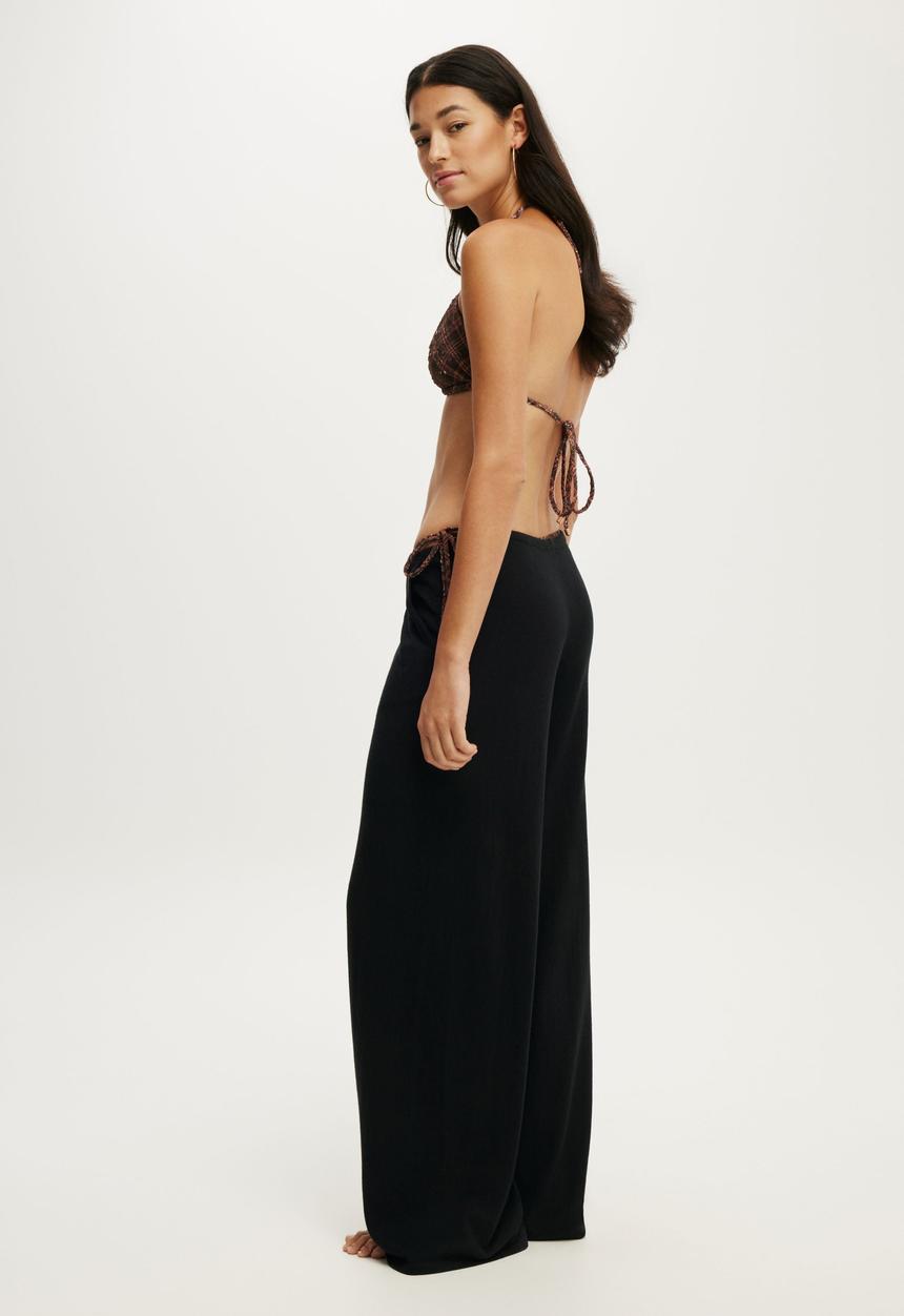 Cotton On - Maya Knit Relaxed Pant - Black