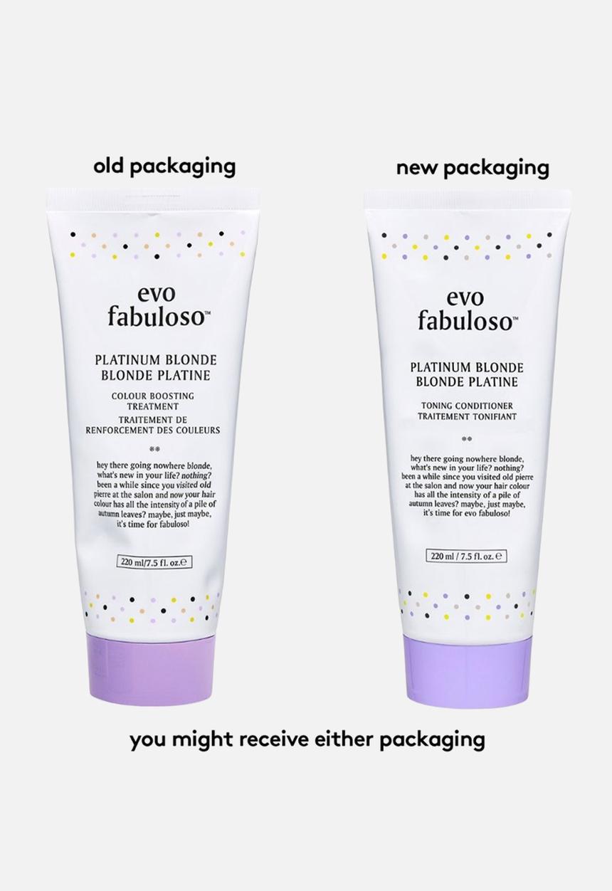 EVO - Fabuloso Colour Boosting Treatment - Platinum Blonde - 220ml