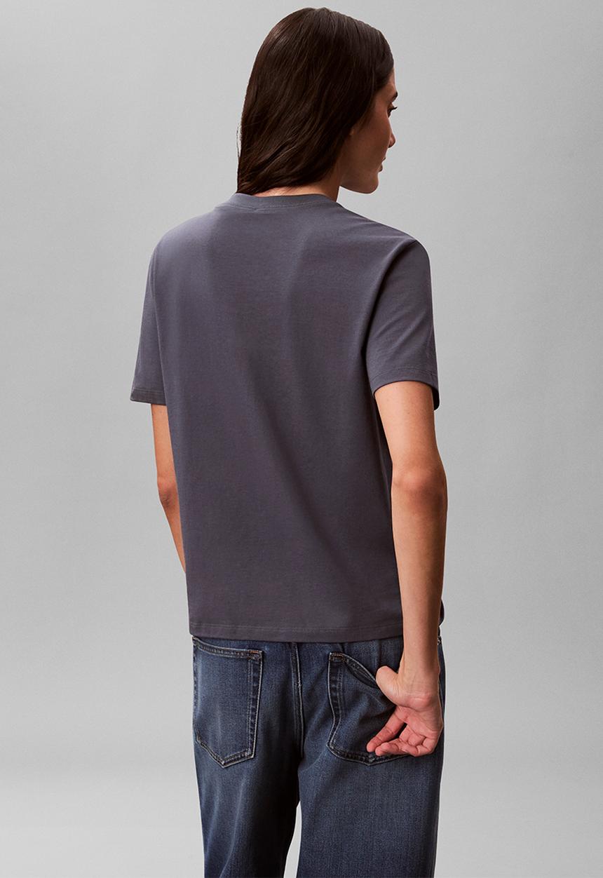 Calvin Klein - Ss classic foil monologo tee - turbulence