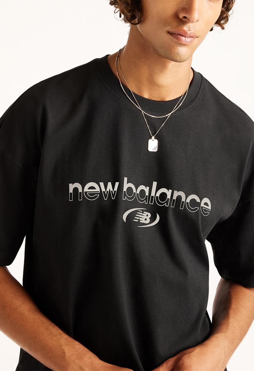 New Balance  - New Balance Trackside Tee - black