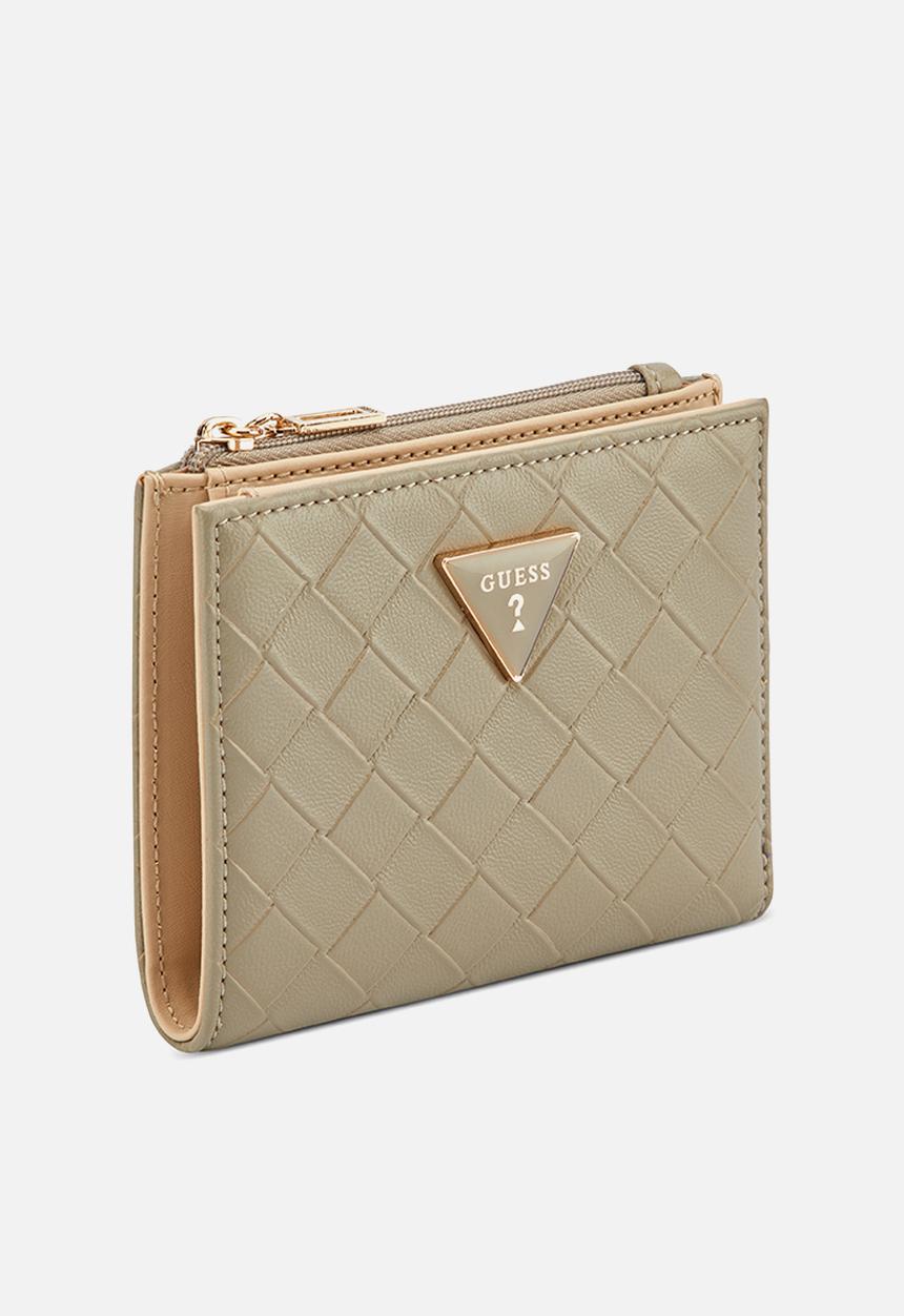 GUESS - Wells Snap Wallet - Olive Grey