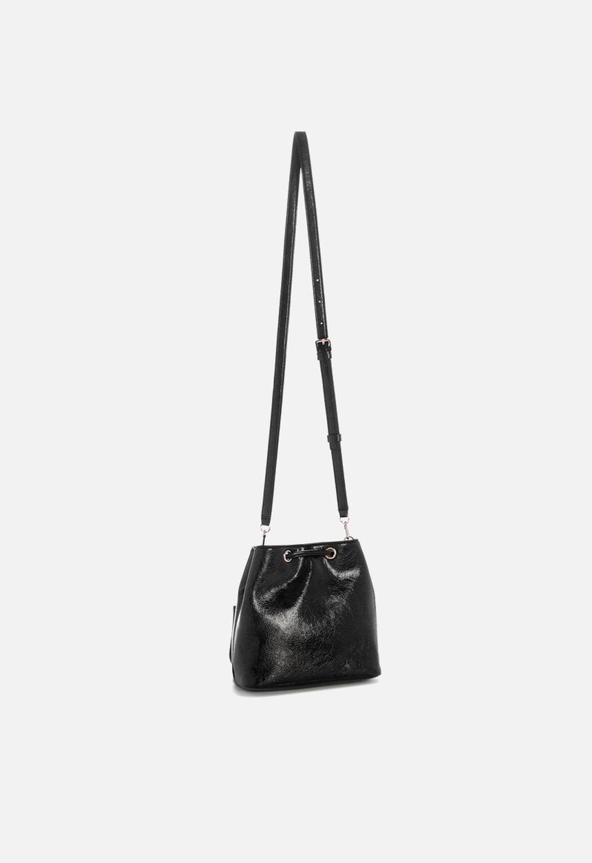 GUESS - Theodora Drawstring Bucket -Black