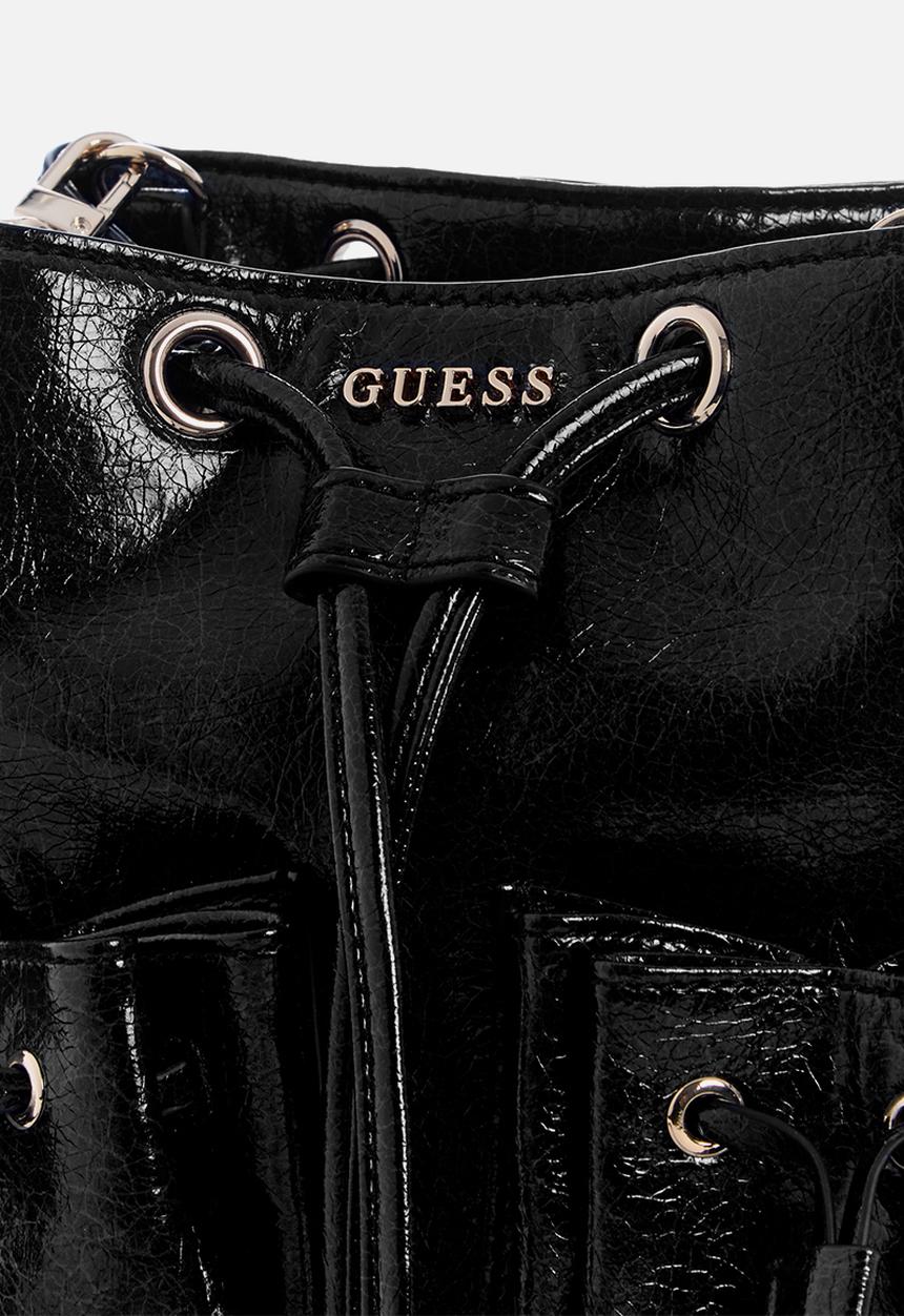 GUESS - Theodora Drawstring Bucket -Black