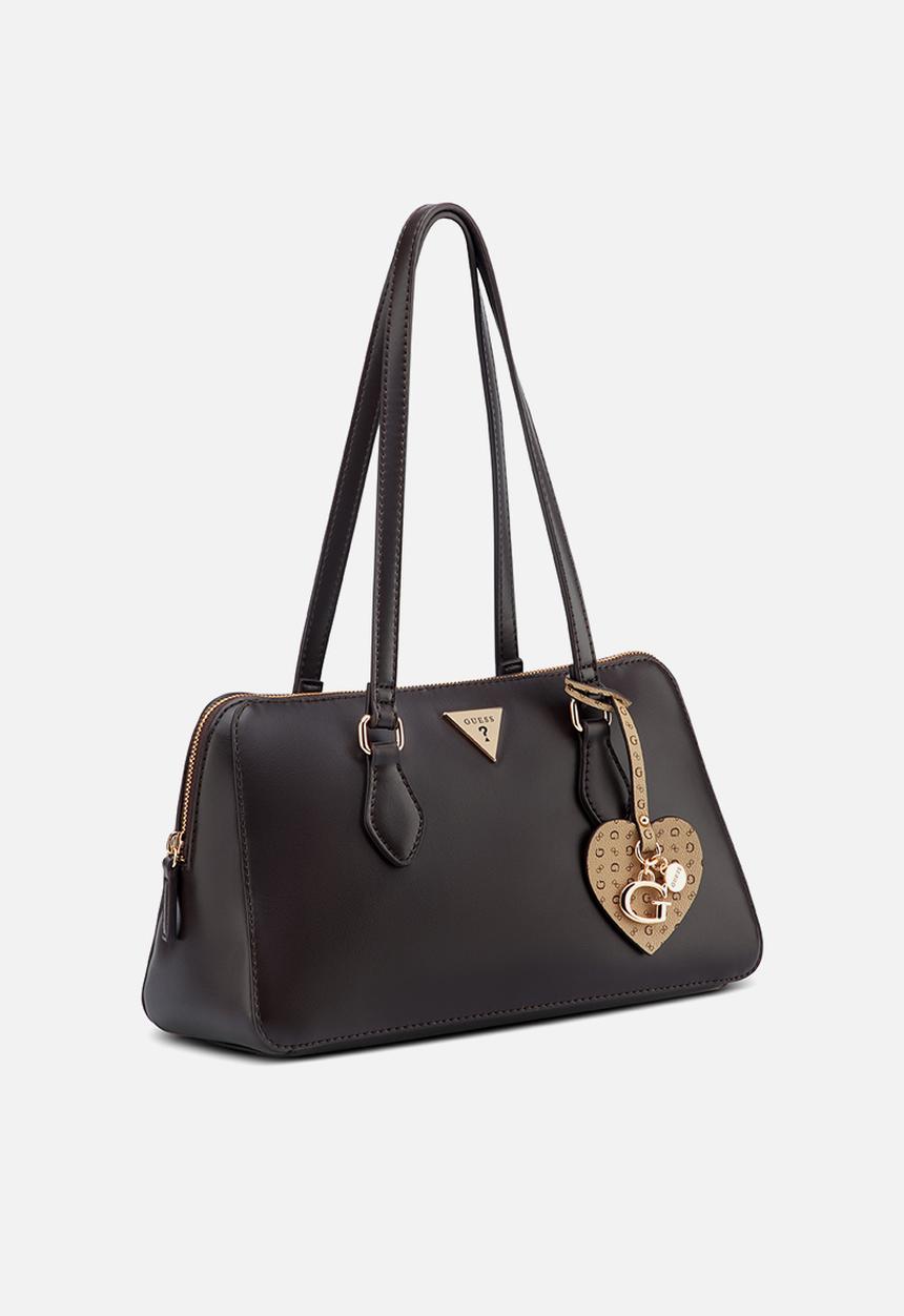 GUESS - Starlet Shoulder Satchel - Chocolate