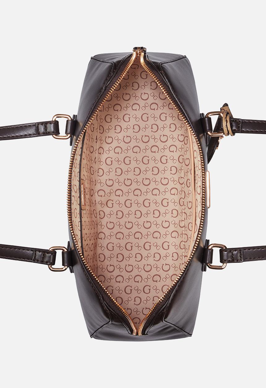 GUESS - Starlet Shoulder Satchel - Chocolate