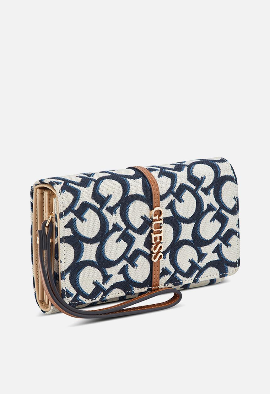GUESS - Jerico Slg Phone Organizer - Navy Multi