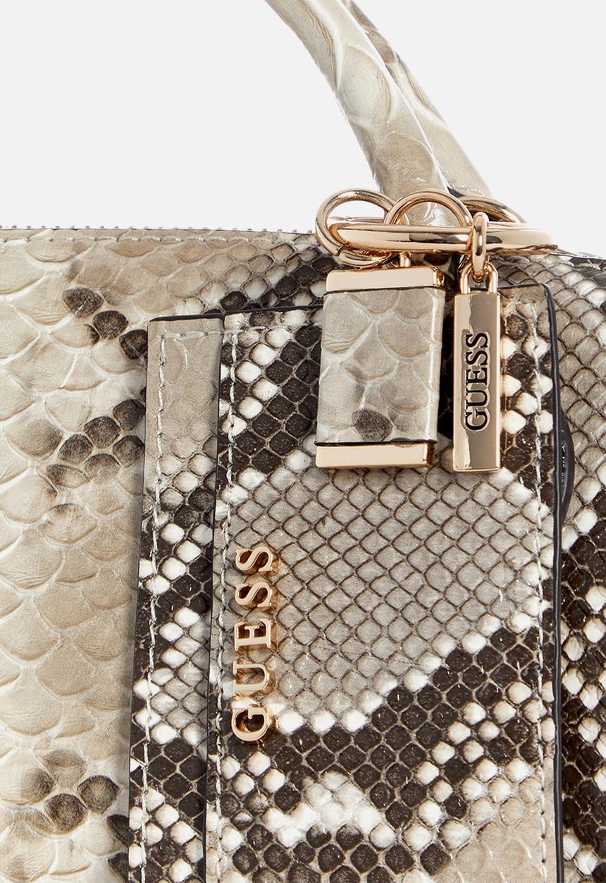 GUESS - Yvonne Mini Satchel -Natural