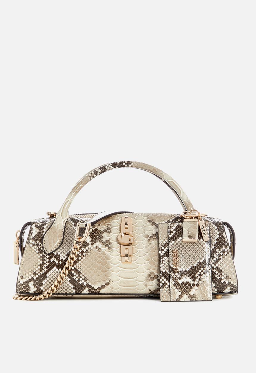 GUESS - Yvonne Mini Satchel -Natural