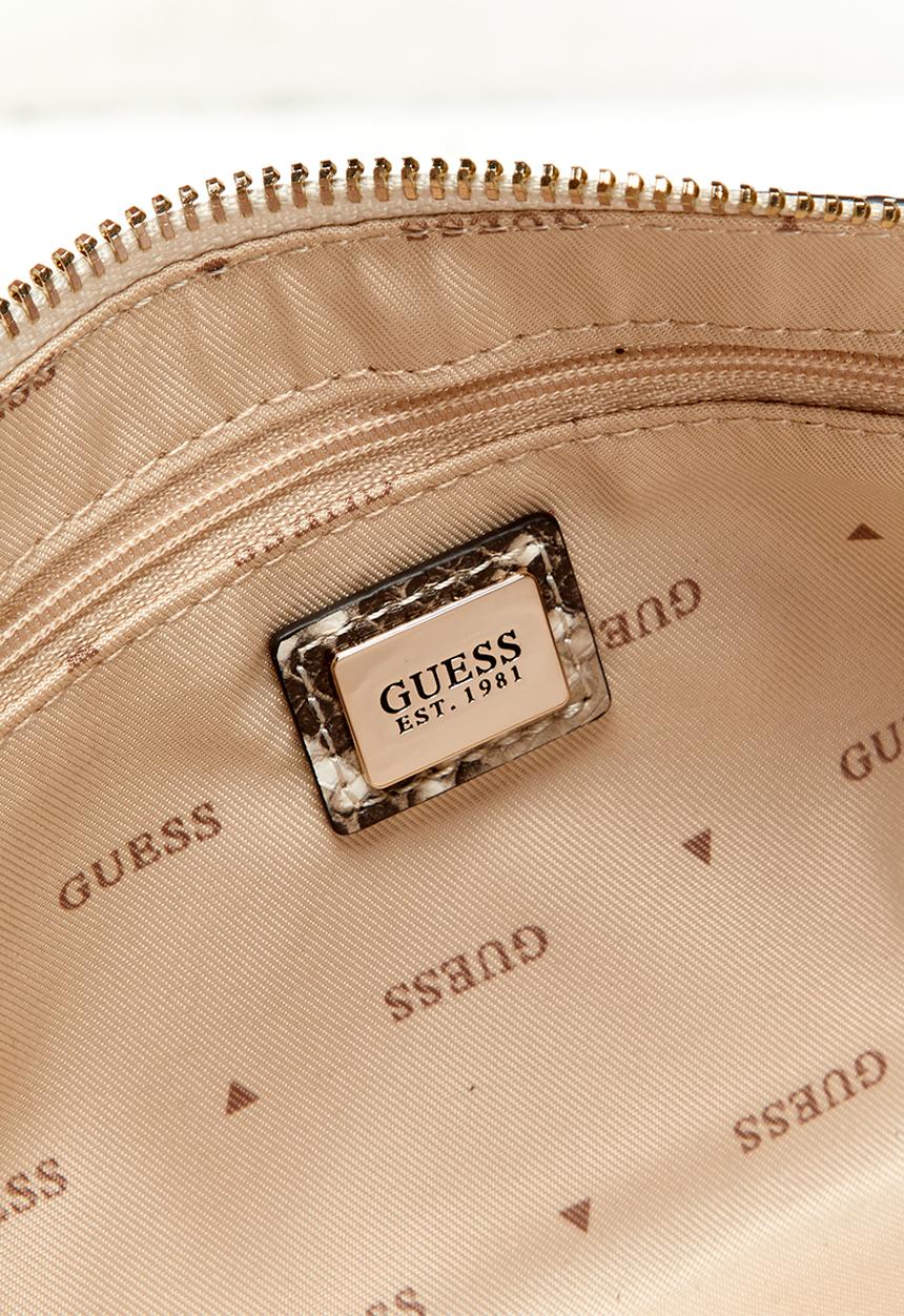 GUESS - Yvonne Mini Satchel -Natural
