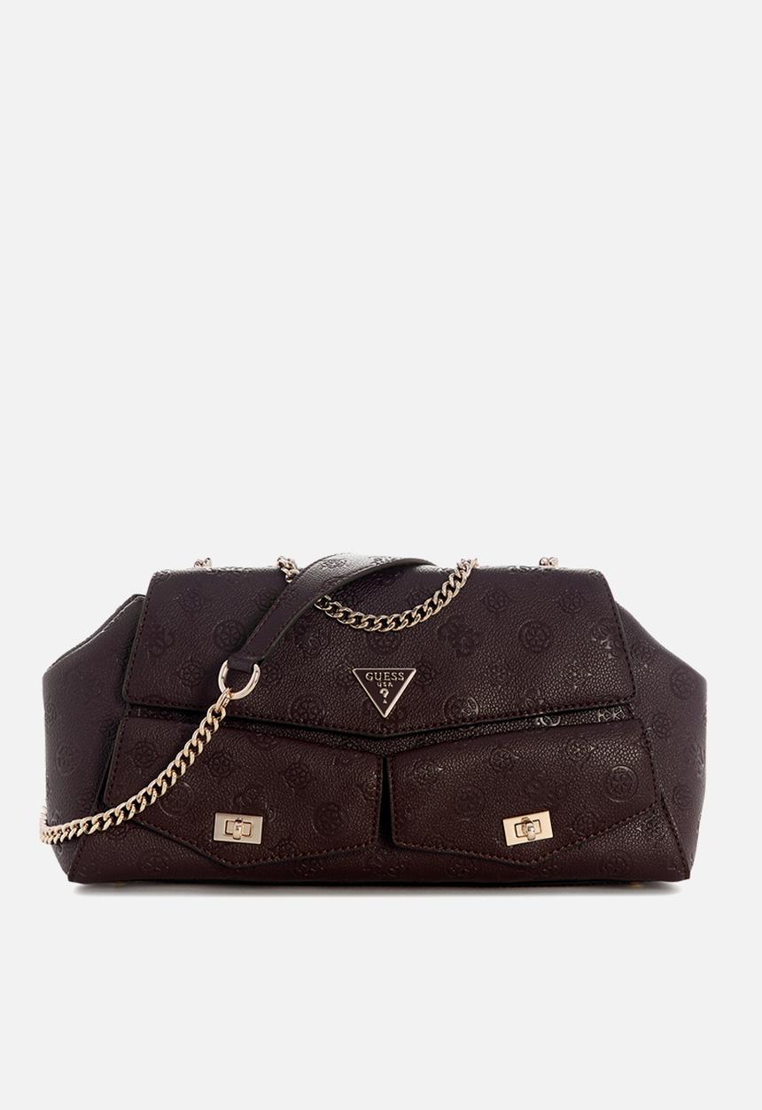 GUESS - Blake crossbody bag -Brown Logo