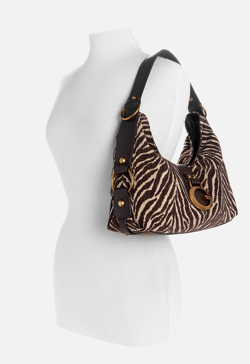 GUESS - Camden Shoulder Bag -Brown
