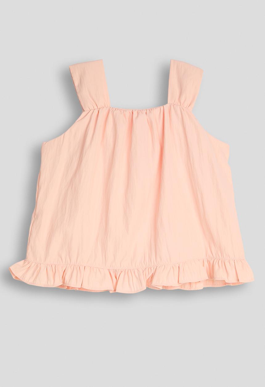 Pop Candy - Knotted shoulder strap top - light pink