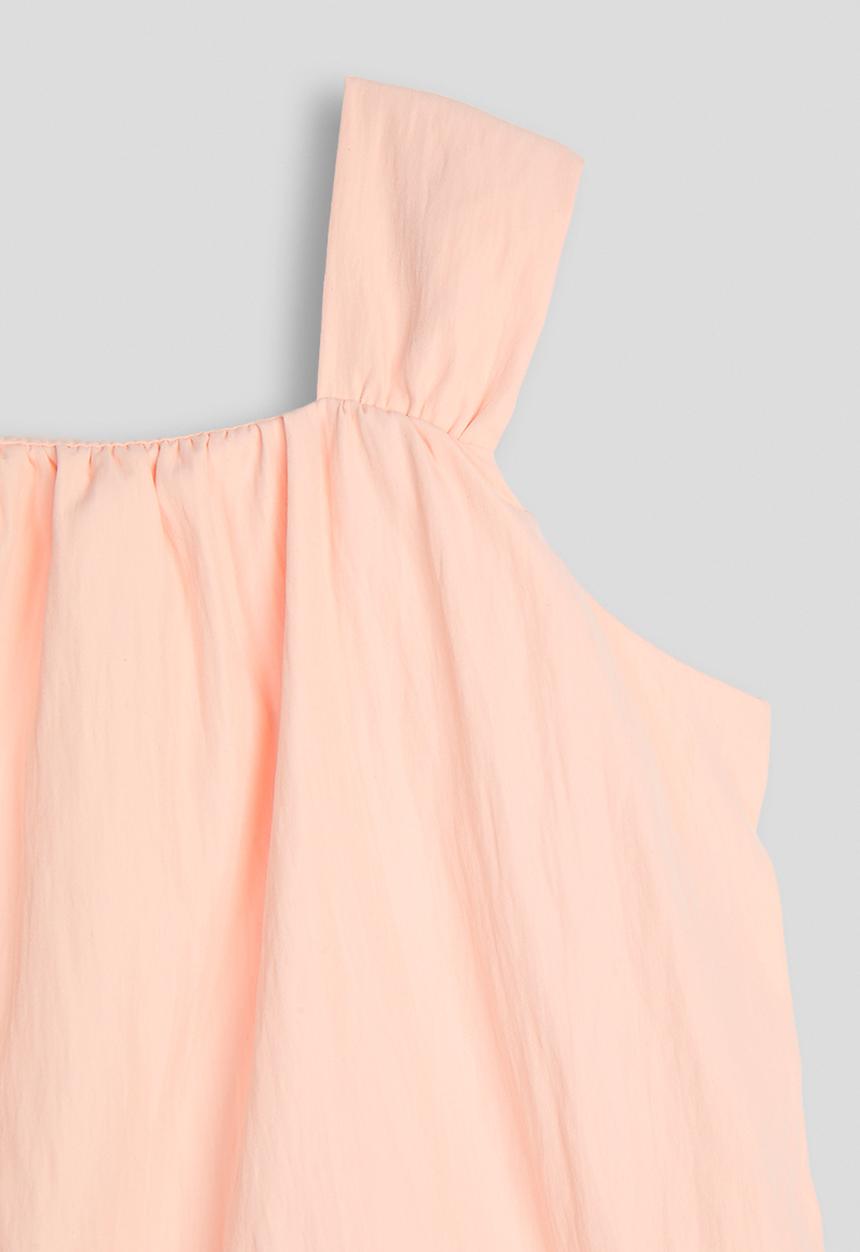 Pop Candy - Knotted shoulder strap top - light pink