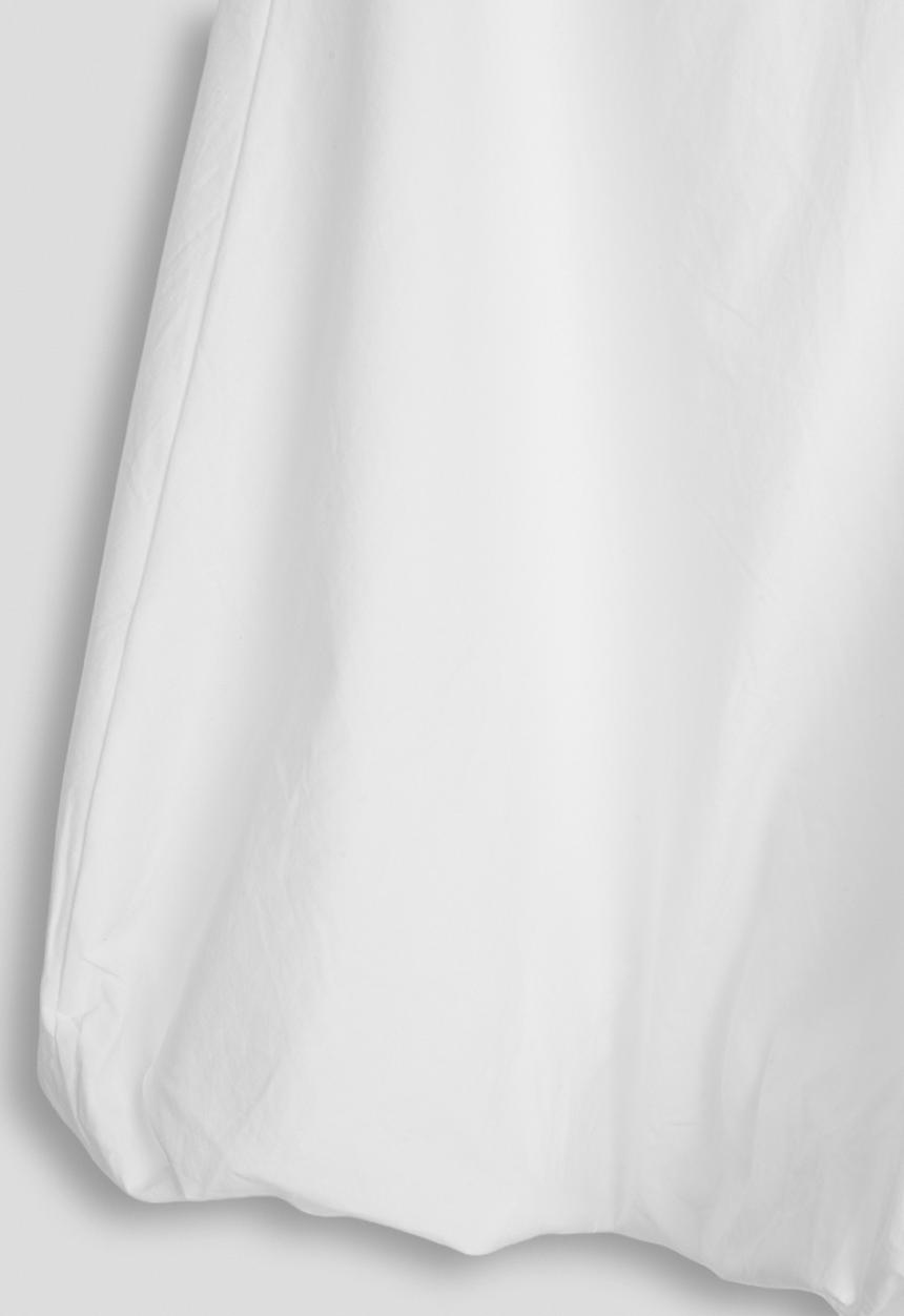 Pop Candy - Gathered neckline shift dress - white