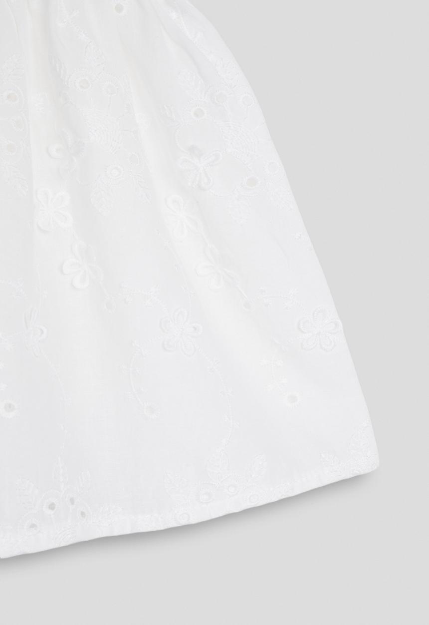 Pop Candy - Anglaise mock cami top - white