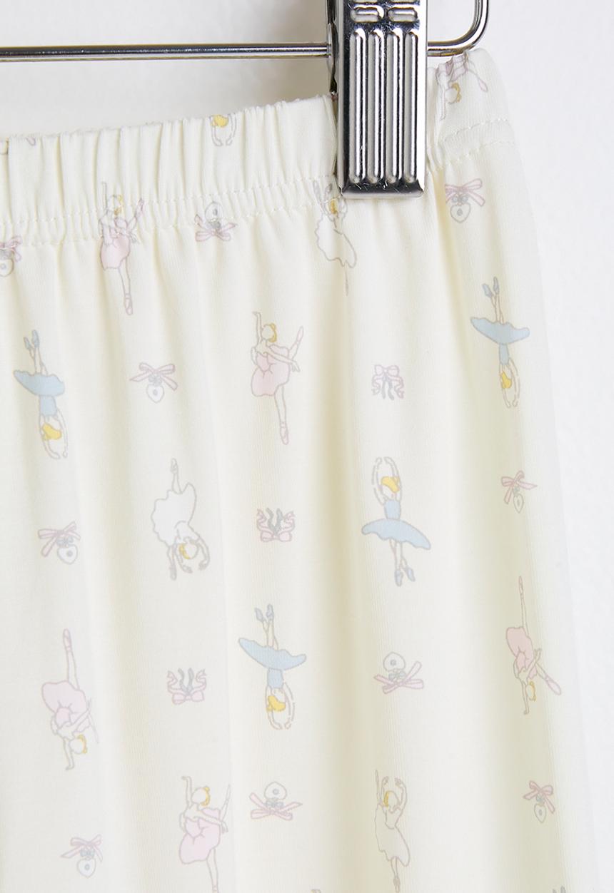 Pop Candy - Aop tee & shorts pj set - white