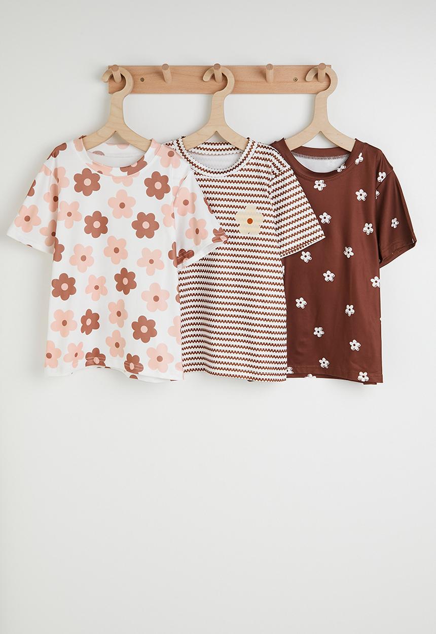 Pop Candy - 3 pack printed tees - multi