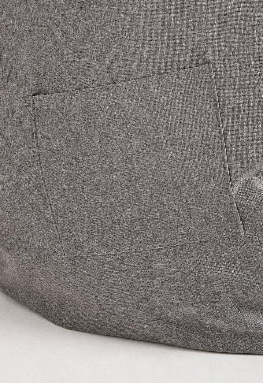 Pop Candy - Bean bag with ottoman - charcoal