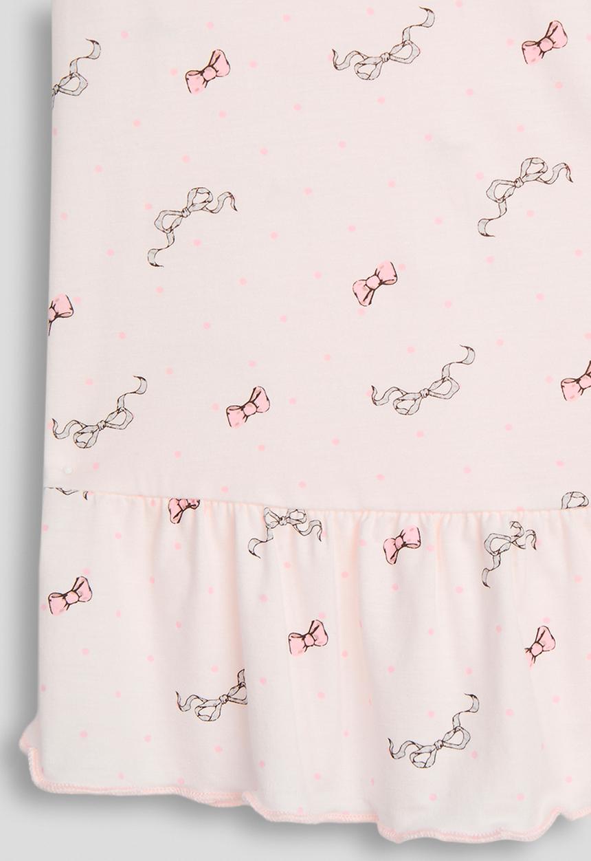 Pop Candy - Bunny graphic night dress - light pink/bow aop