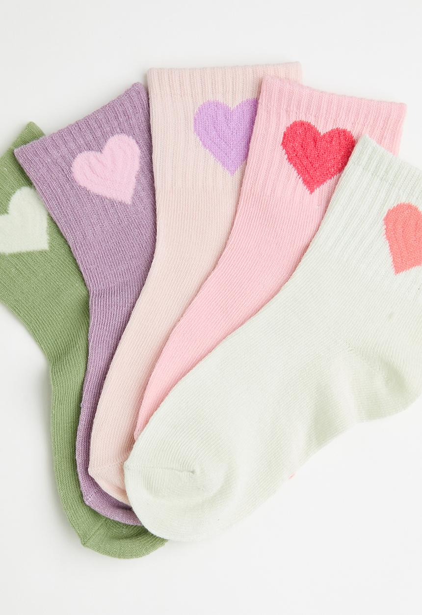 Pop Candy - 5 pack crew socks - multicolour
