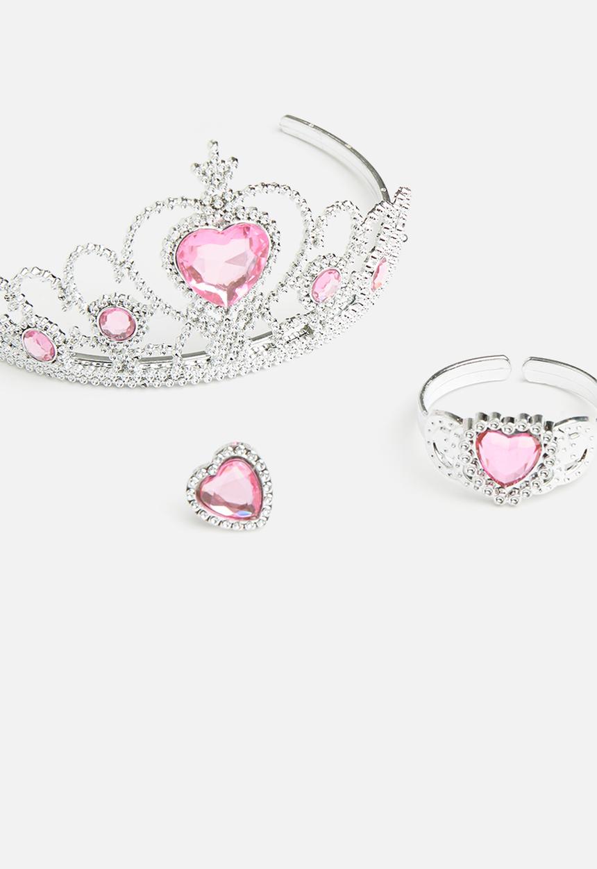 Pop Candy - Princess accessory set - pink & silver