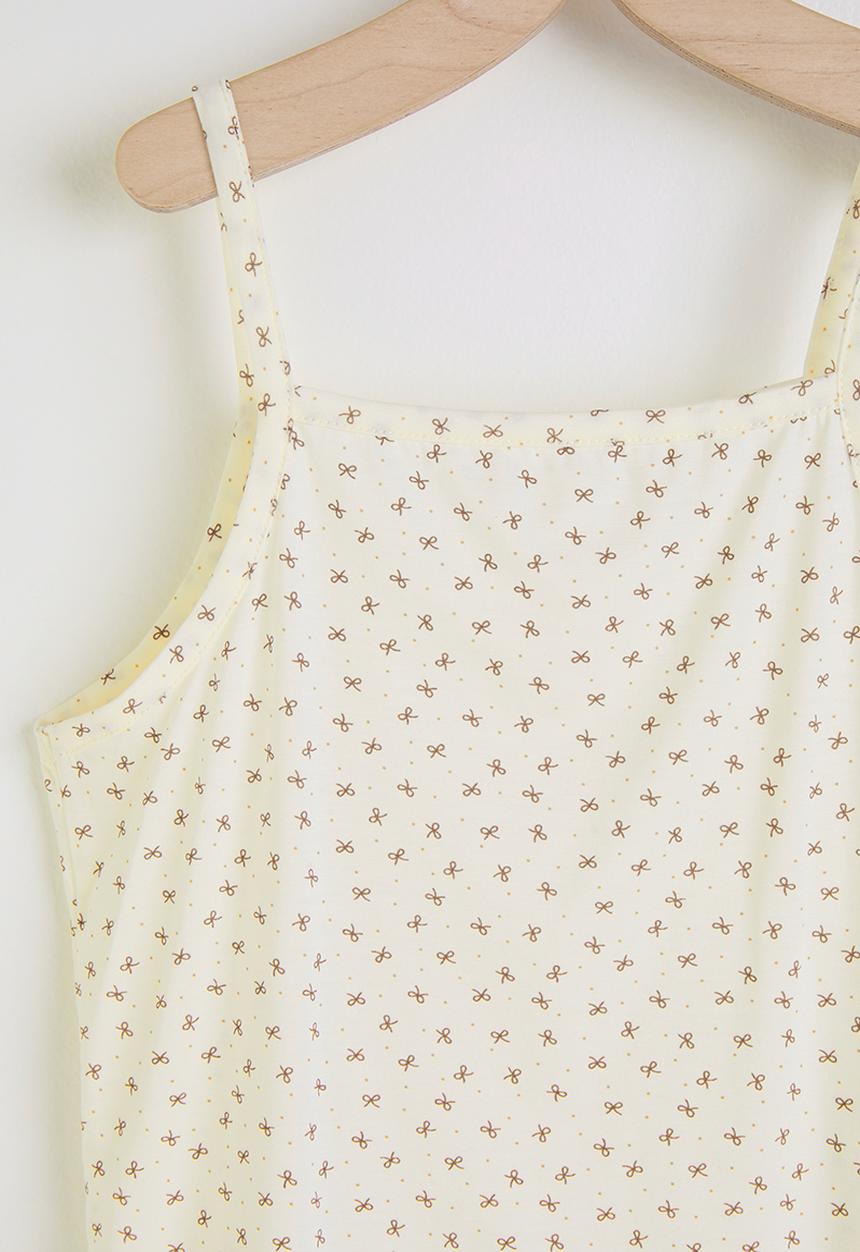 Pop Candy - Aop cami top & shorts - cream