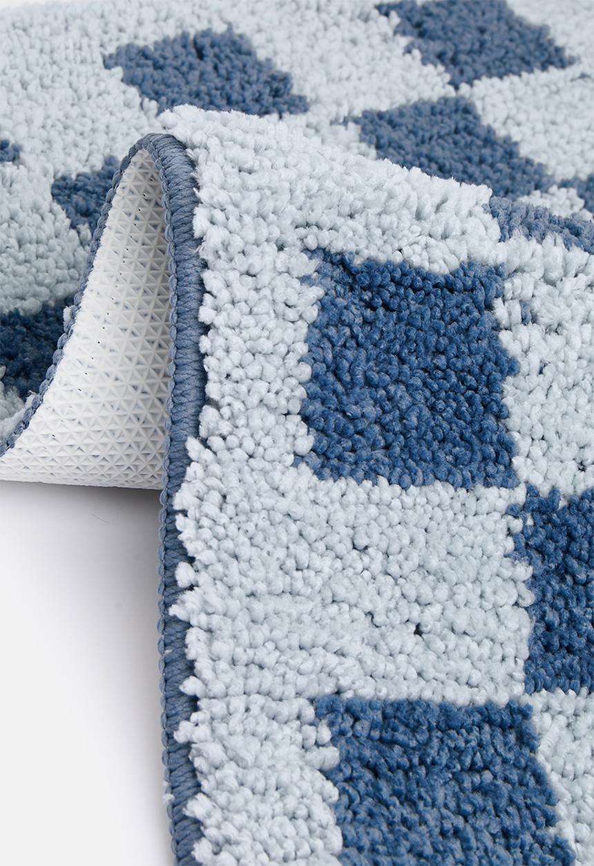 Pop Candy - Tufted bath mat - blue multi