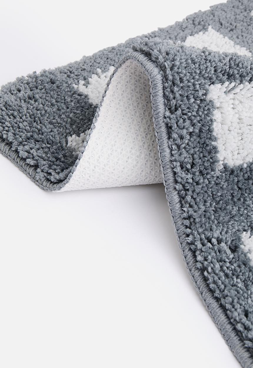 Pop Candy - Tufted bath mat - grey multi