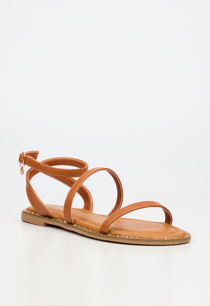 Miss Black - Alia 2 multi-strap sandal - tan