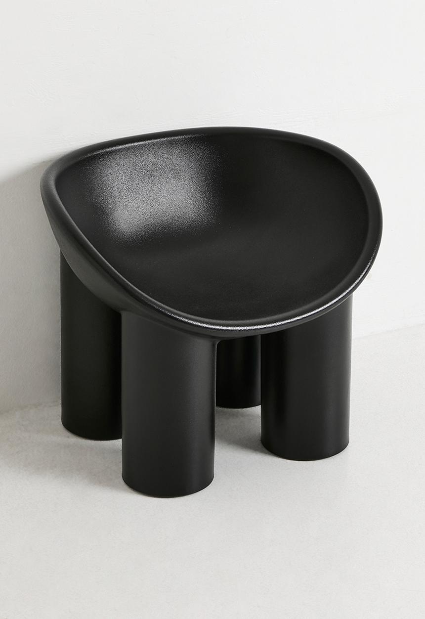Pop Candy - Elephant leg occasional chair - black