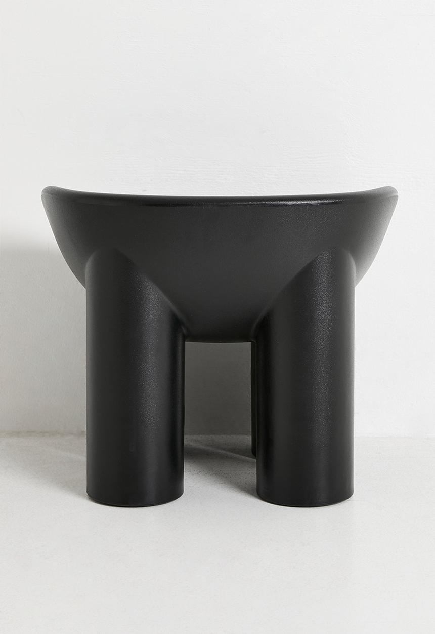 Pop Candy - Elephant leg occasional chair - black