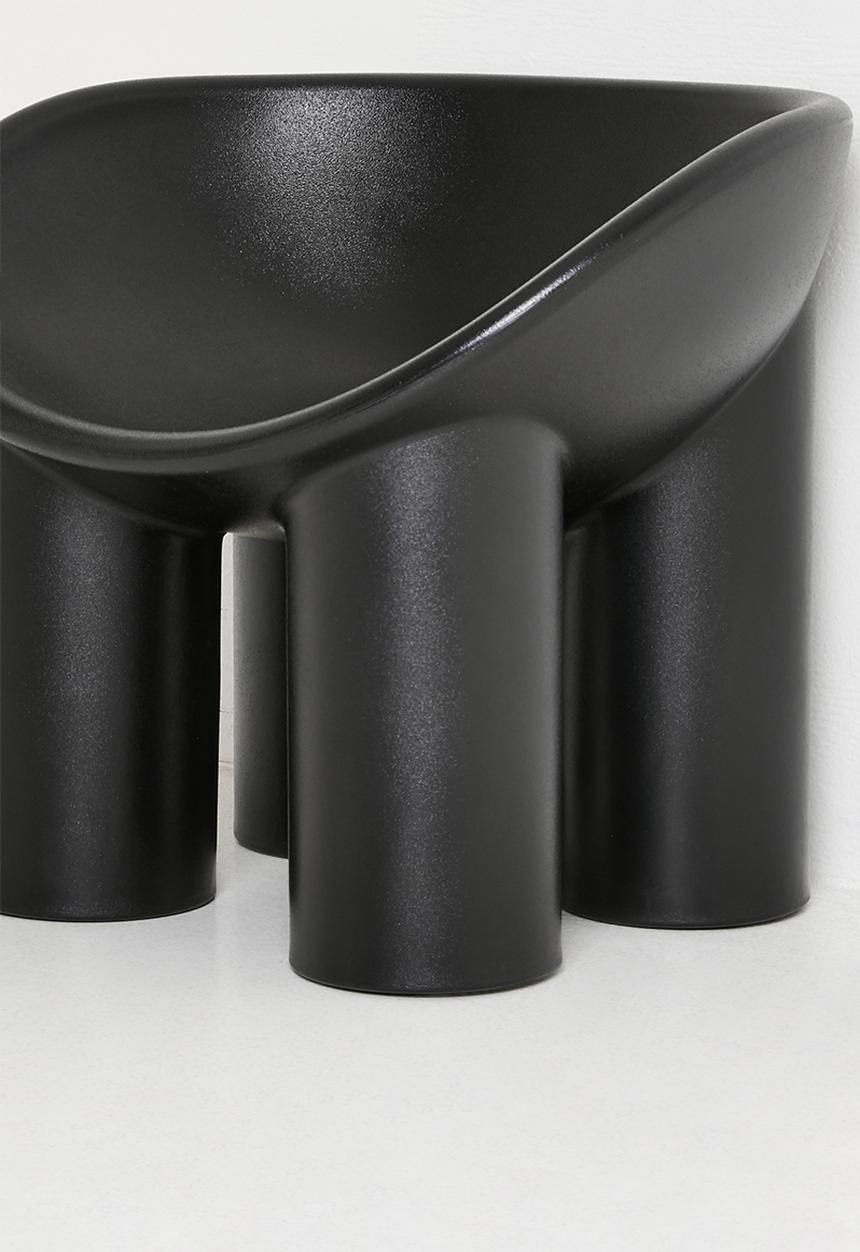 Pop Candy - Elephant leg occasional chair - black