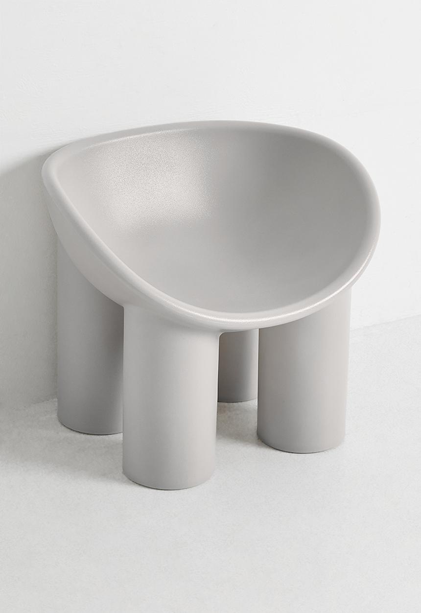 Pop Candy - Elephant leg occasional chair - off white