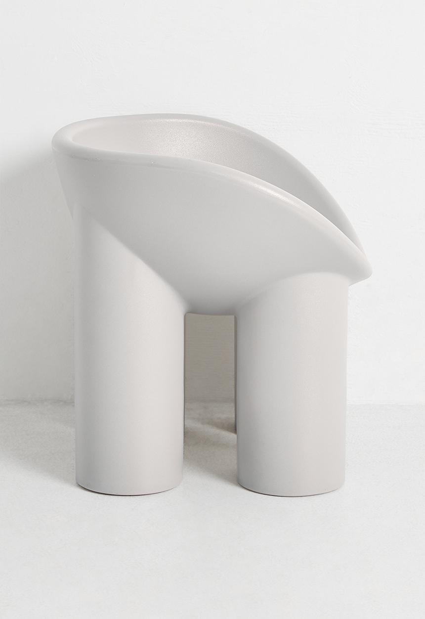 Pop Candy - Elephant leg occasional chair - off white